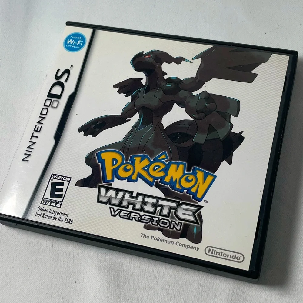 Nintendo Pokémon White Version Case & Booklet ONLY